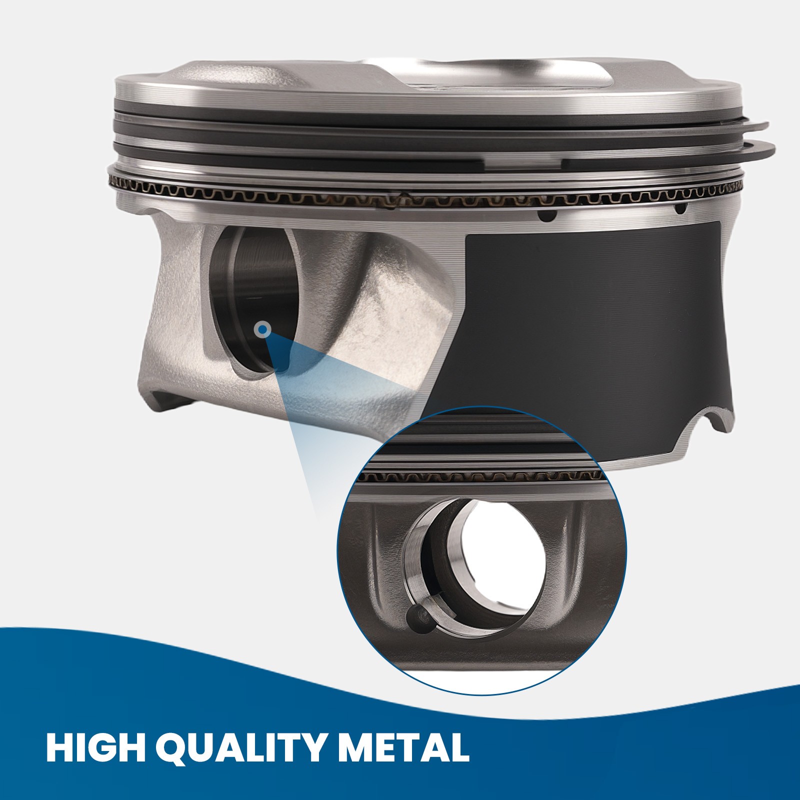 3.6L Piston Assembly Set for Cadillac CTS GMC Acadia Chevy Traverse 12616972