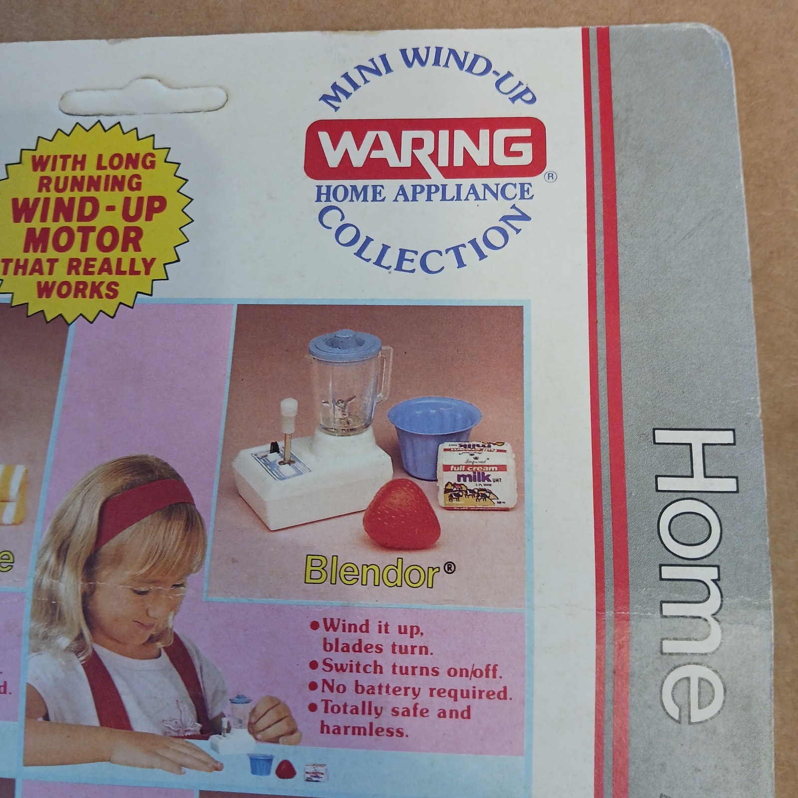 Vintage 1988 NOS Imperial Toy Corp. Mini Wind-Up Home Appliances Collection 6839