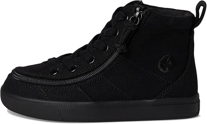 BILLY Footwear Classic Lace High Sneakers - Black to the Floor - Toddler Size