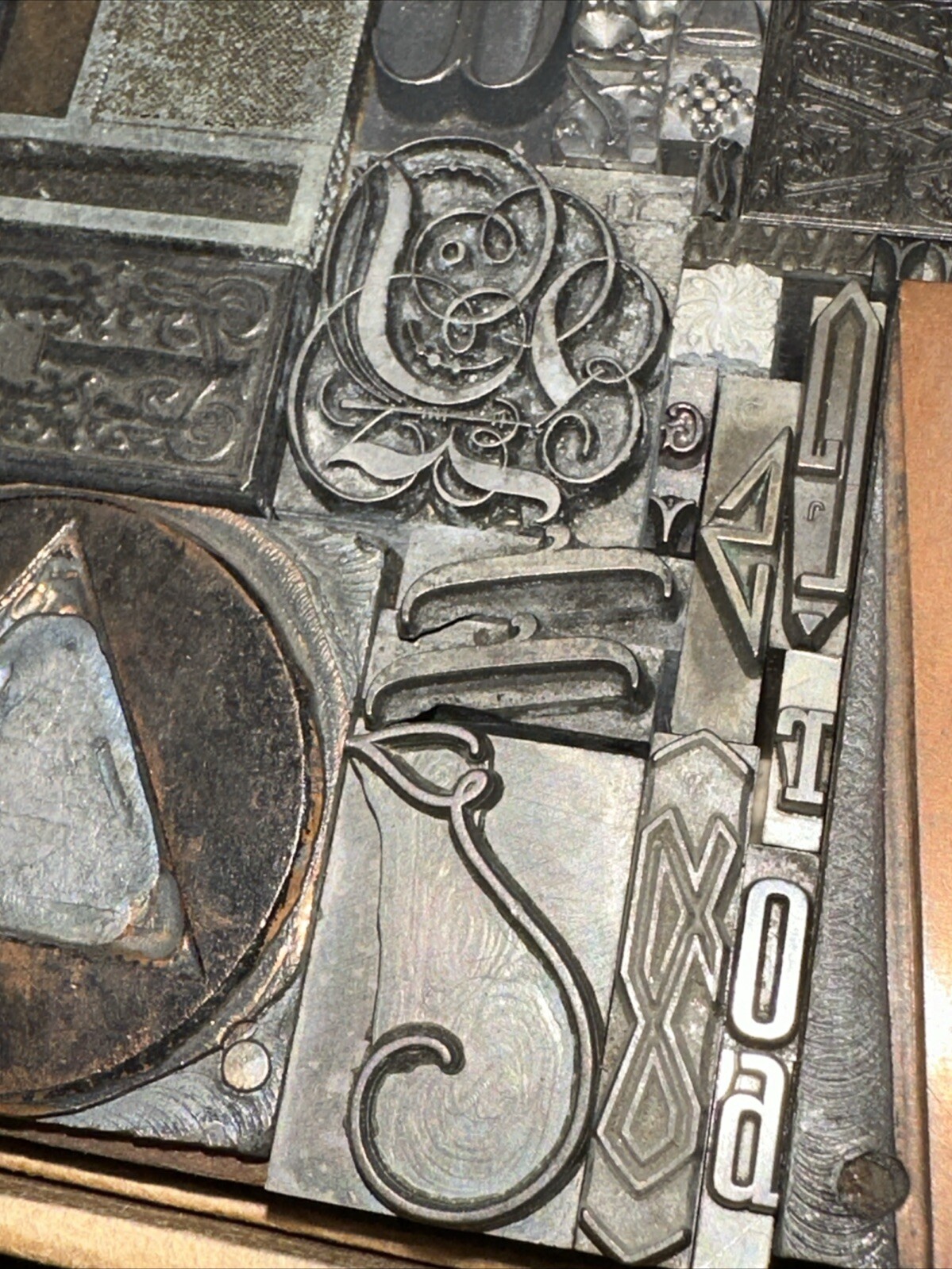 Printing Blocks Ornamentals Borders Dingbats. Wonderful Variety!! #D Beautiful!