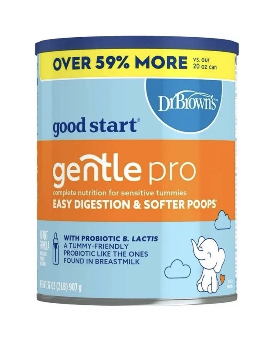 2 Good Start Dr. Brown’s Gentle Pro Baby Powder For Sensitive 32 Oz