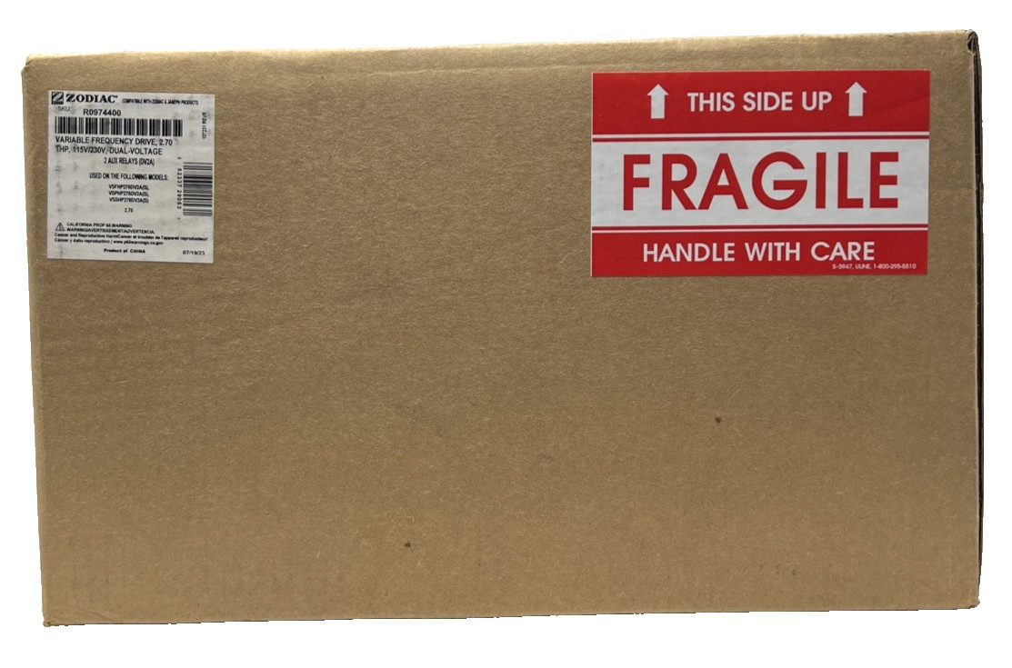 Zodiac Variable Frequency VS Pool Pump Drive, 2.70, THP, 115V/230V, R0974400