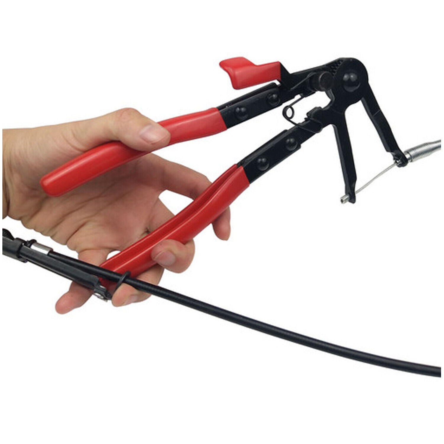 2FT For Fuel Oil Water Hose Auto Tool Flexible Wire Long Reach Hose Clamp Pliers
