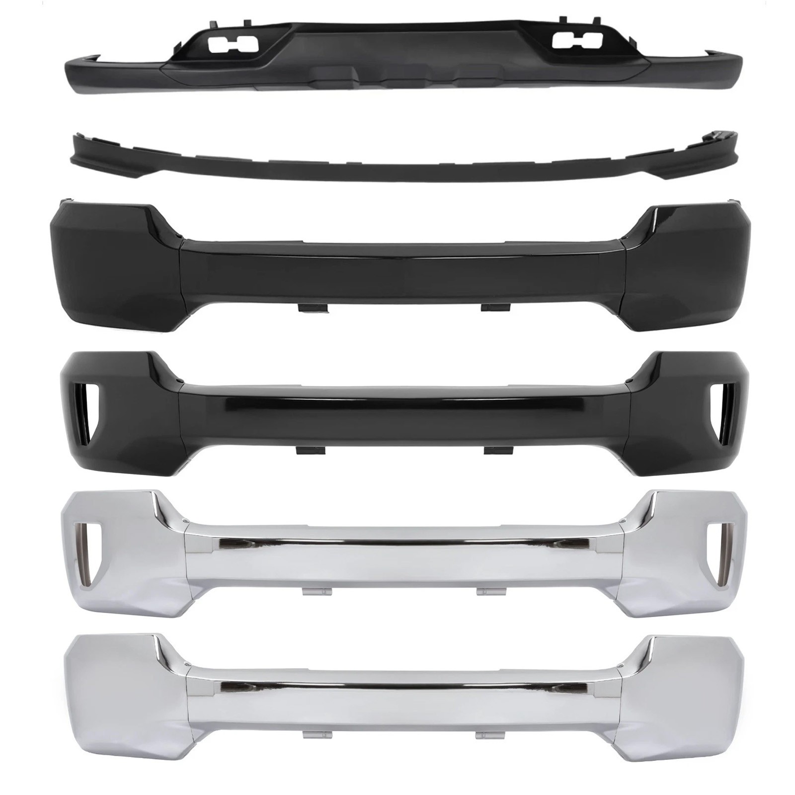 For Chevy Silverado 1500 2016-2018 Front Bumper Face Bar Valance Air Deflector