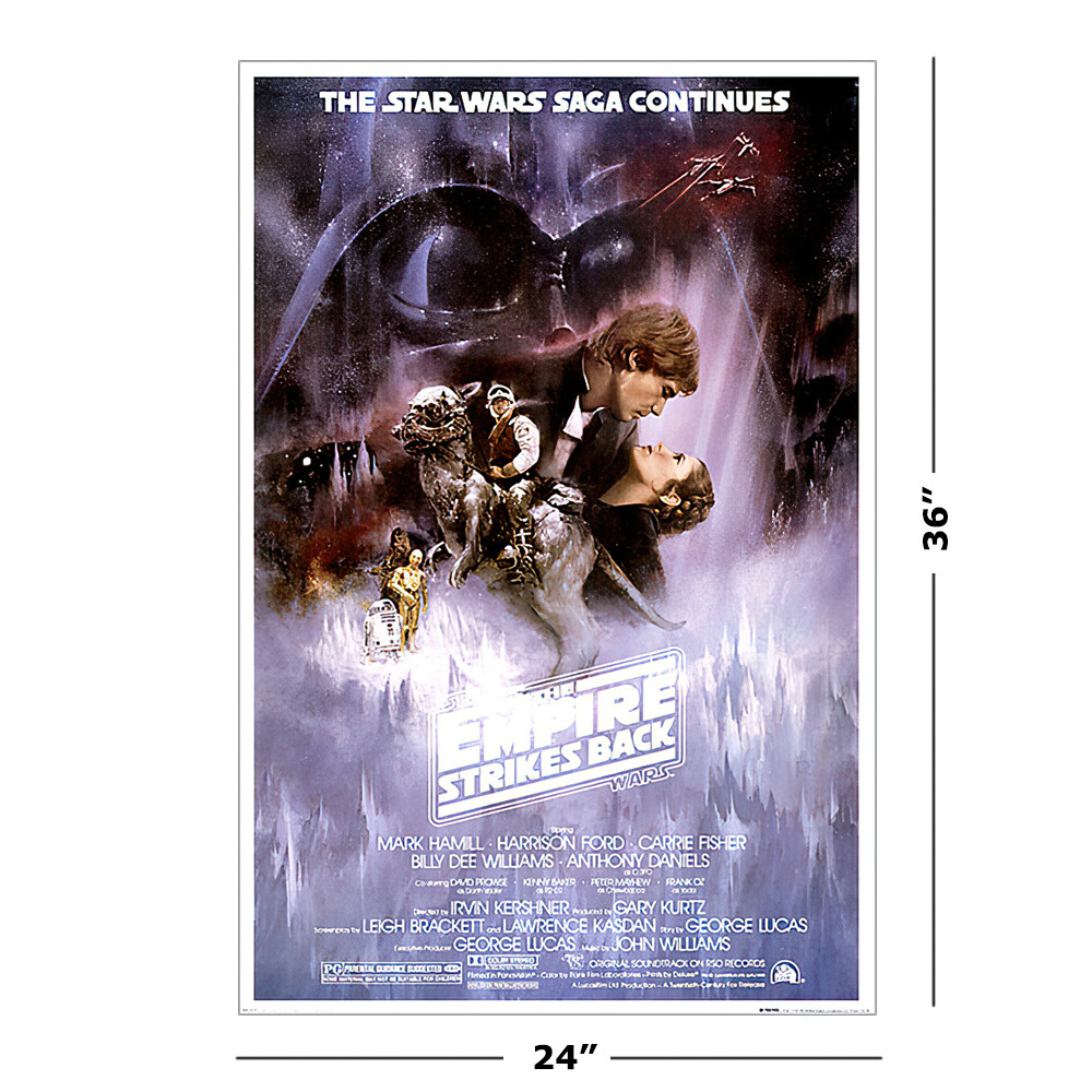 STAR WARS: EPISODE I-VI - 6 PIECE MOVIE POSTER SET (REGULARS 1) (24 X 36" EACH)