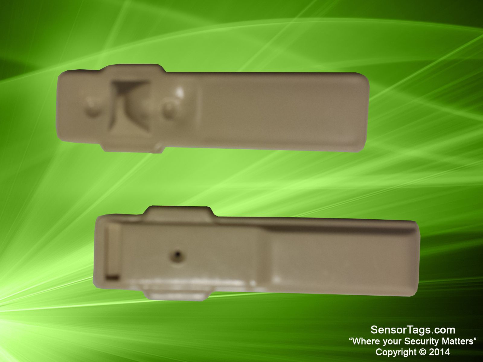 1000 Sensormatic White Ultramax Gator Pins for 58 KHz ultramax freq tag