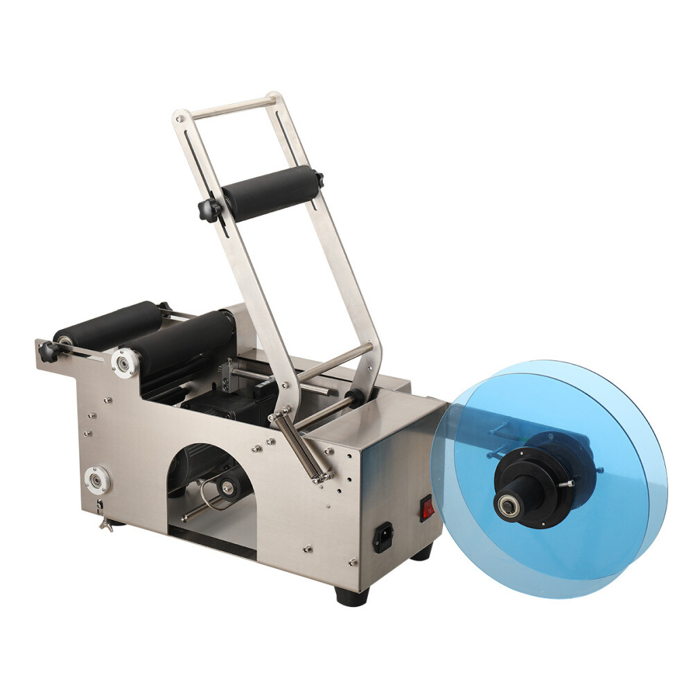 MT-50 Semi-Automatic Labeler Round Bottle Labeling Machine 15-50 pcs/min