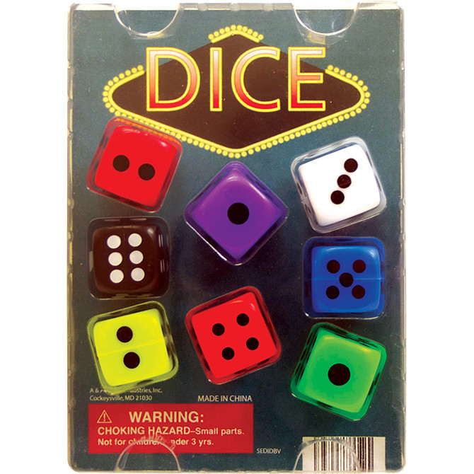 1" 1.1" Vending Machine Toys Assorted Self Vend Dice only 19 cents each free S&H