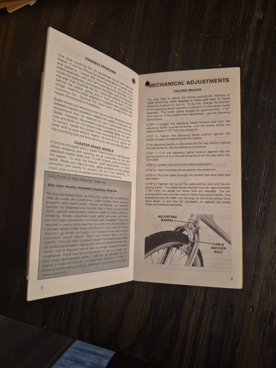 Vintage 1983 Schwinn Bmx Bicycle Owners Manual Predator Atari The Sting Team 24