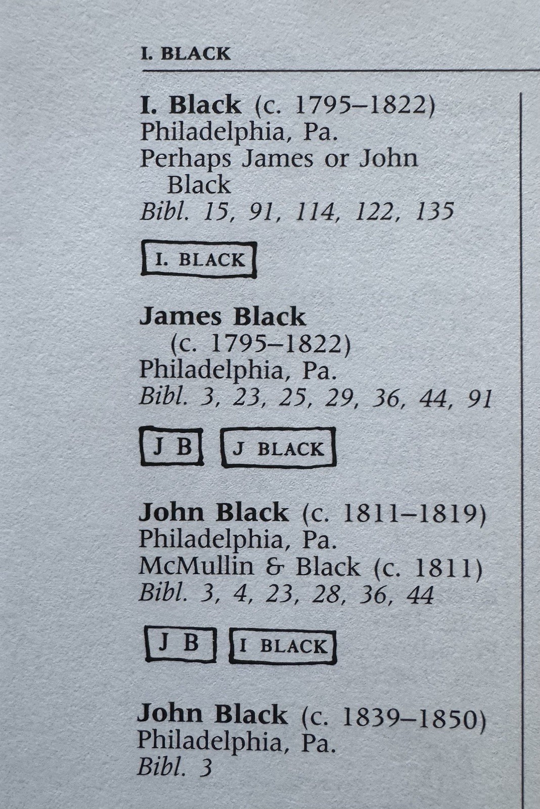 Early American Colonial Coin Silver Teaspoon James Black Philadelphia 1795