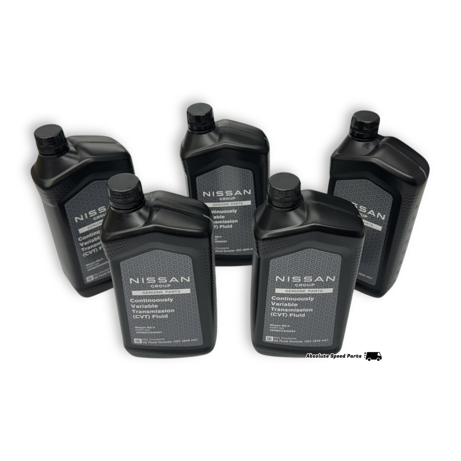GENUINE OEM Nissan NS-3 CVT Fluid 5-Quart 999MP-CV0NS3 999MP-NS300P 999MP-CSHNS3
