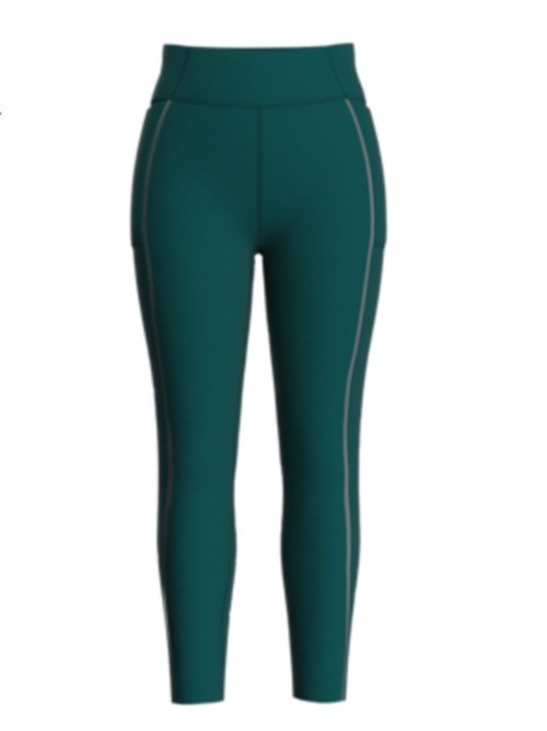 $120 Smartwool Women’s Run Leggings Pants - Emerald Green- Small - New Tags