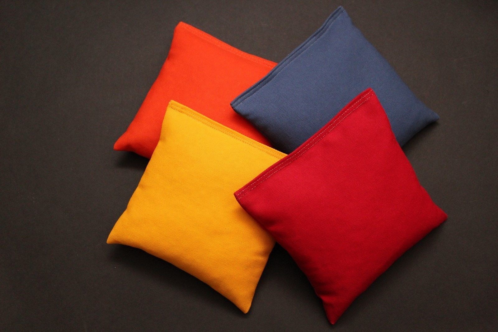 8 ALL WEATHER WATERPROOF CORNHOLE BAGS PICK YOUR 2 COLORS Resin Fill Top Quality