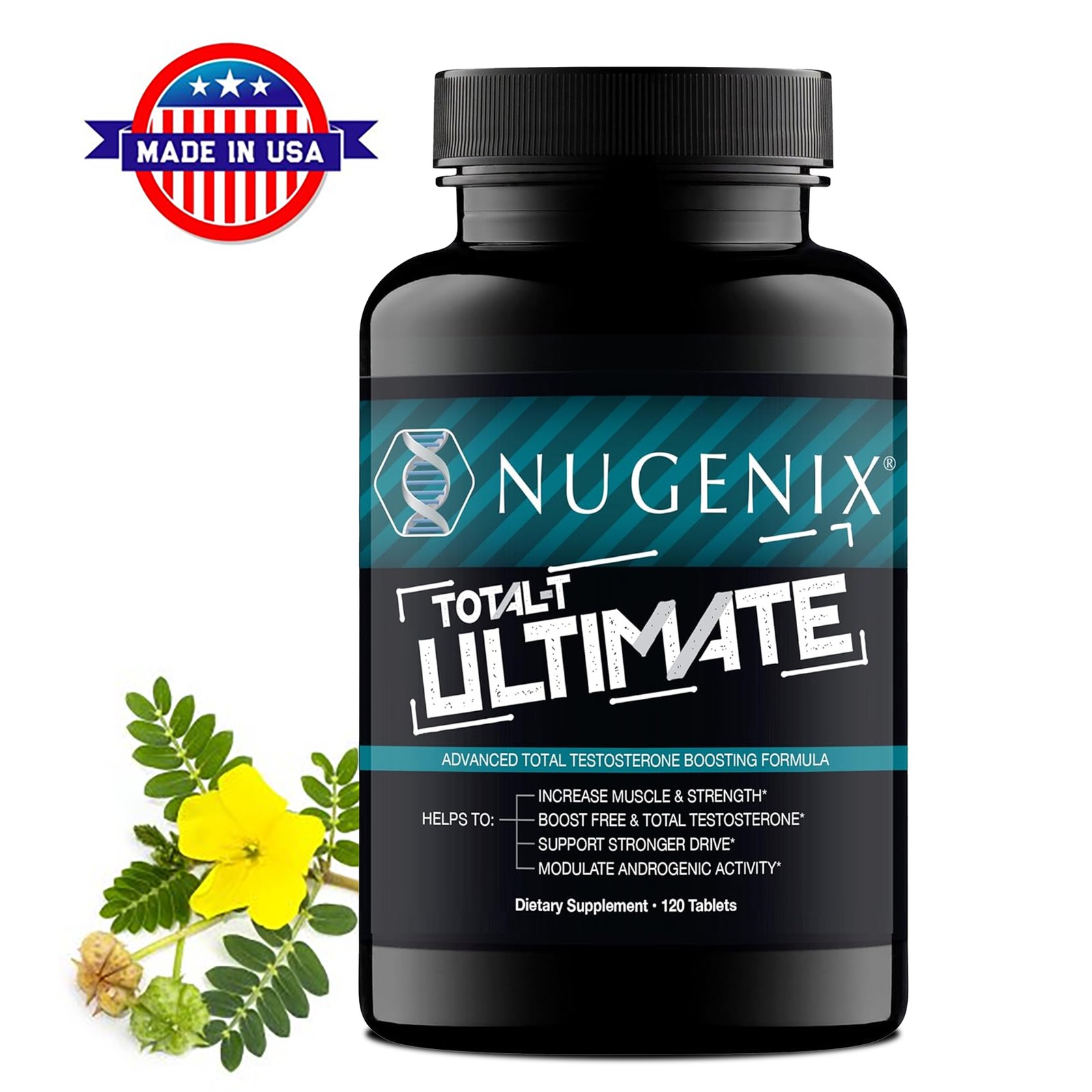 Nugenix Total-T Ultimate -Free and Total Testosterone Booster Supplement for Men