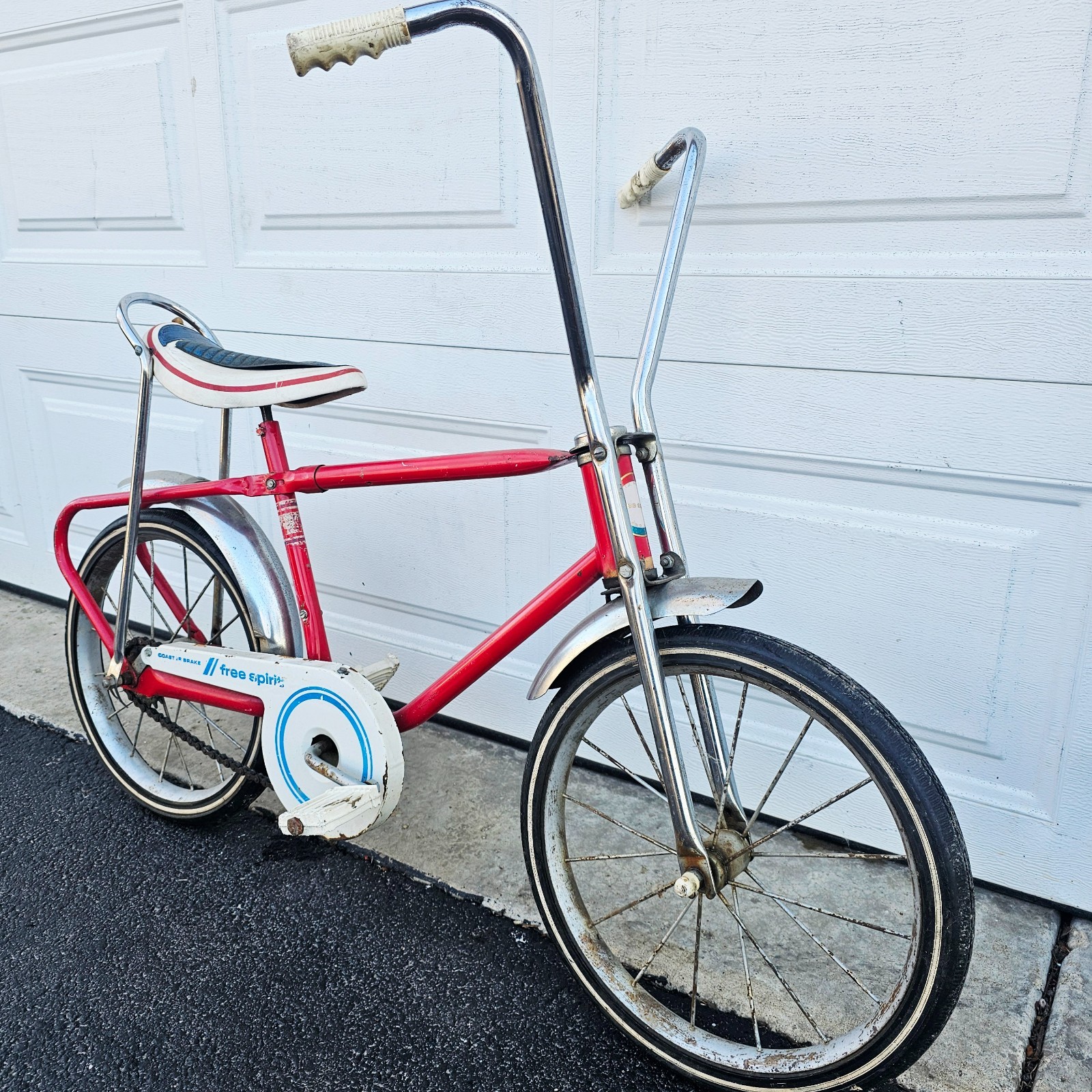Vintage FREE SPIRIT Muscle Banana Seat kids Bike 16" Bicentennial Style
