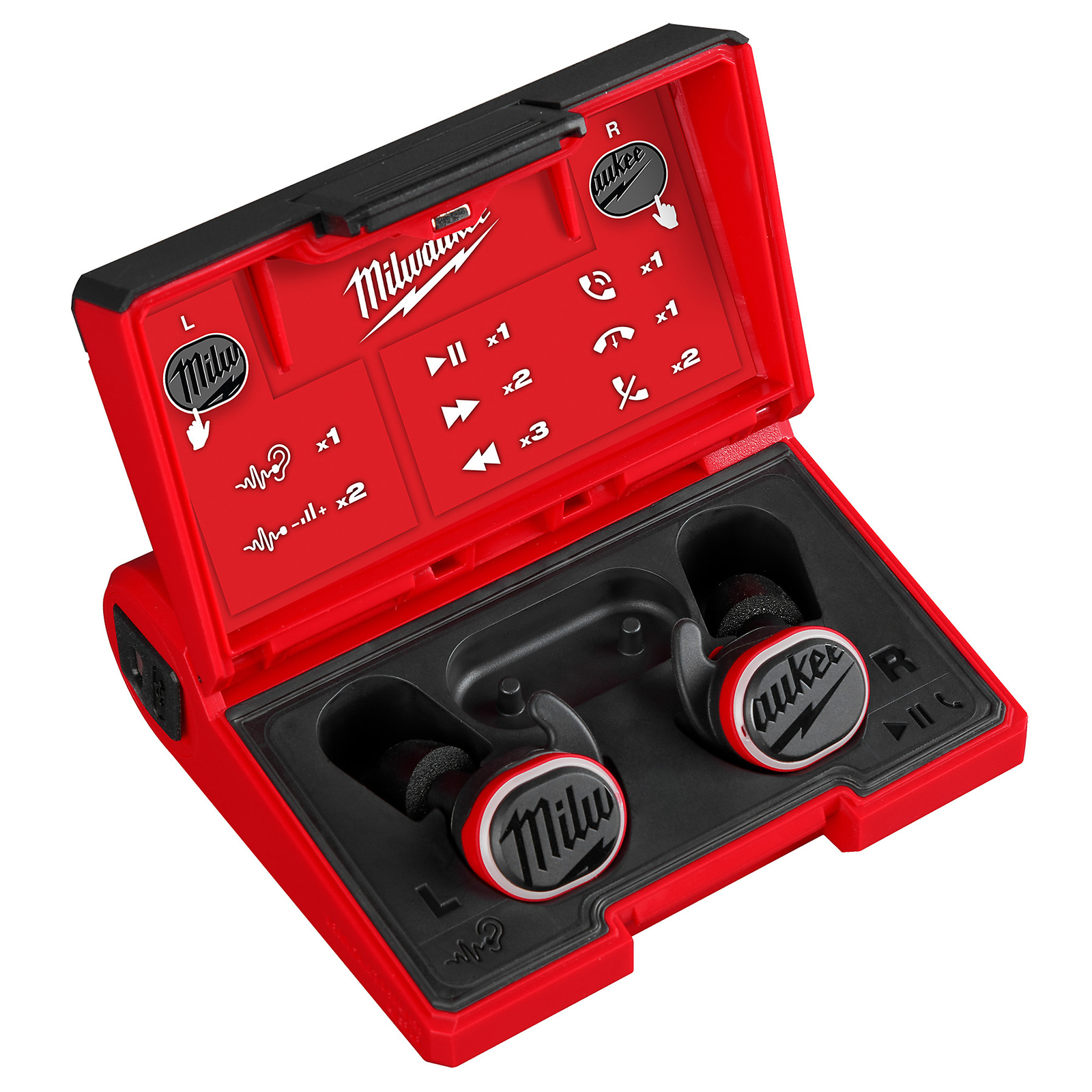 Milwaukee 2191-21 REDLITHIUM USB Bluetooth Jobsite Ear Buds