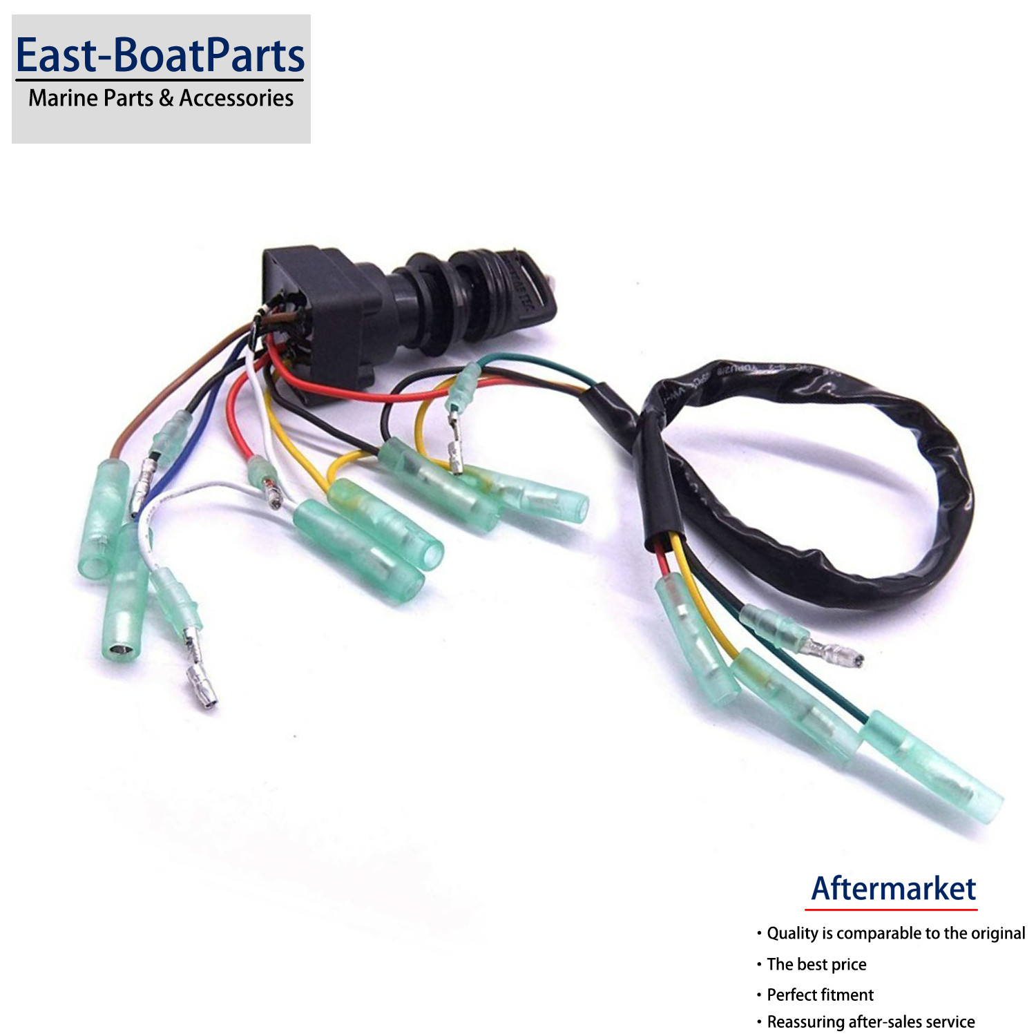 Ignition Switch Key Assy for Yamaha 70 75 80 85 90 95 HP Outboard 703-82510-43