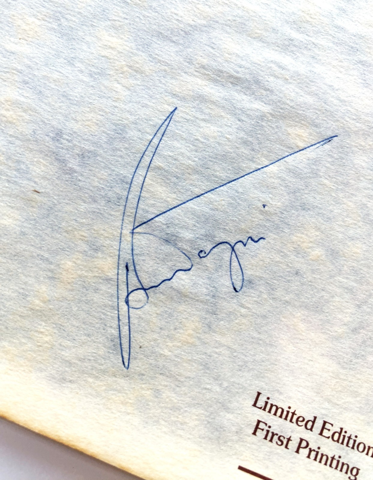 Elton John, Bernie Taupin, Signed, Five Years of Fun, 1975, +Troubadour Ticket