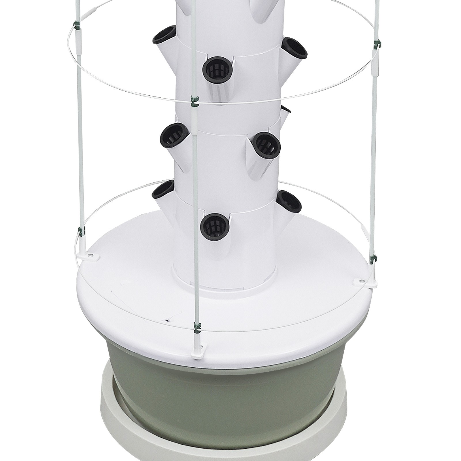 Vertical 36-Pots Hydroponics Tower Set Hydroponic Growing System Home Gardening