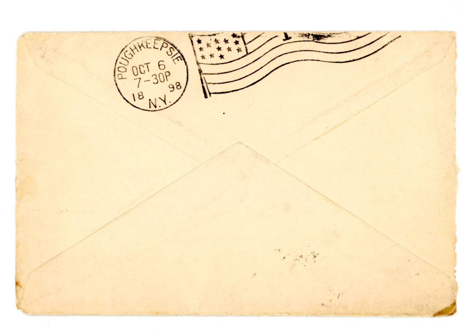 1898 Envelope Handwritten letter Vassar College Poughkeepsie NY Edna F Allen