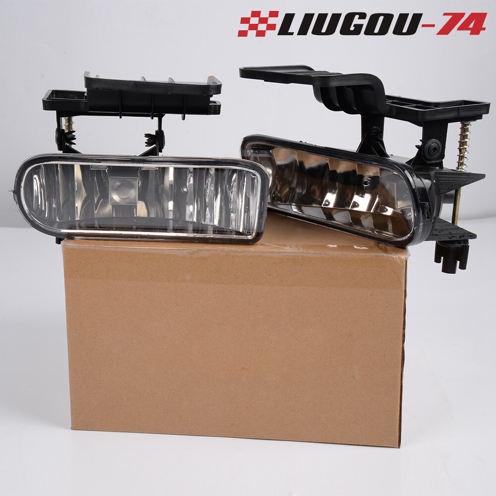 Fit For 00-06 Chevy Silverado Tahoe Suburban Bumper Fog Lights Driving Lamps