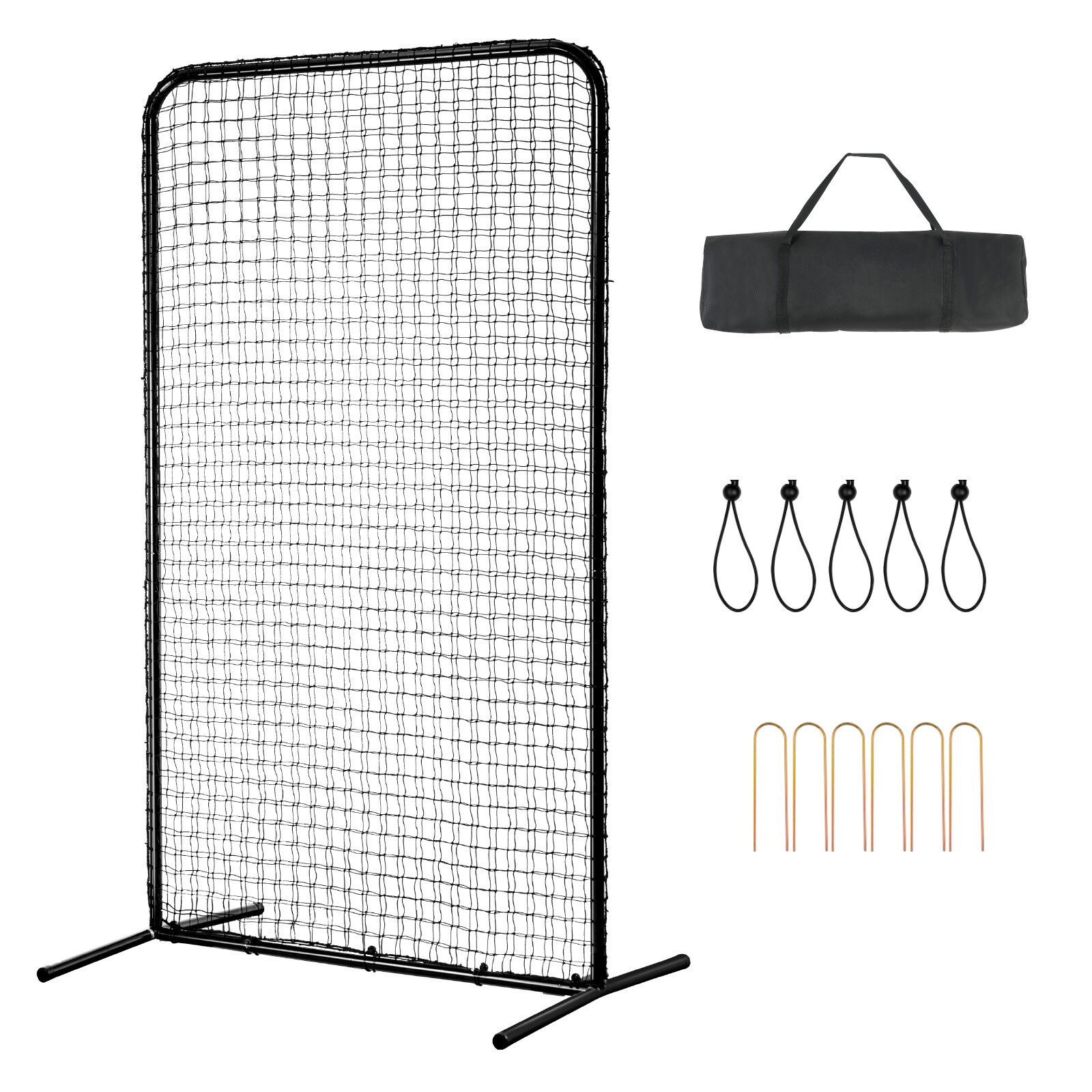 Uimoso I Screen Baseball Pitching Net for Batting Cage Softball Screen 7x4ft