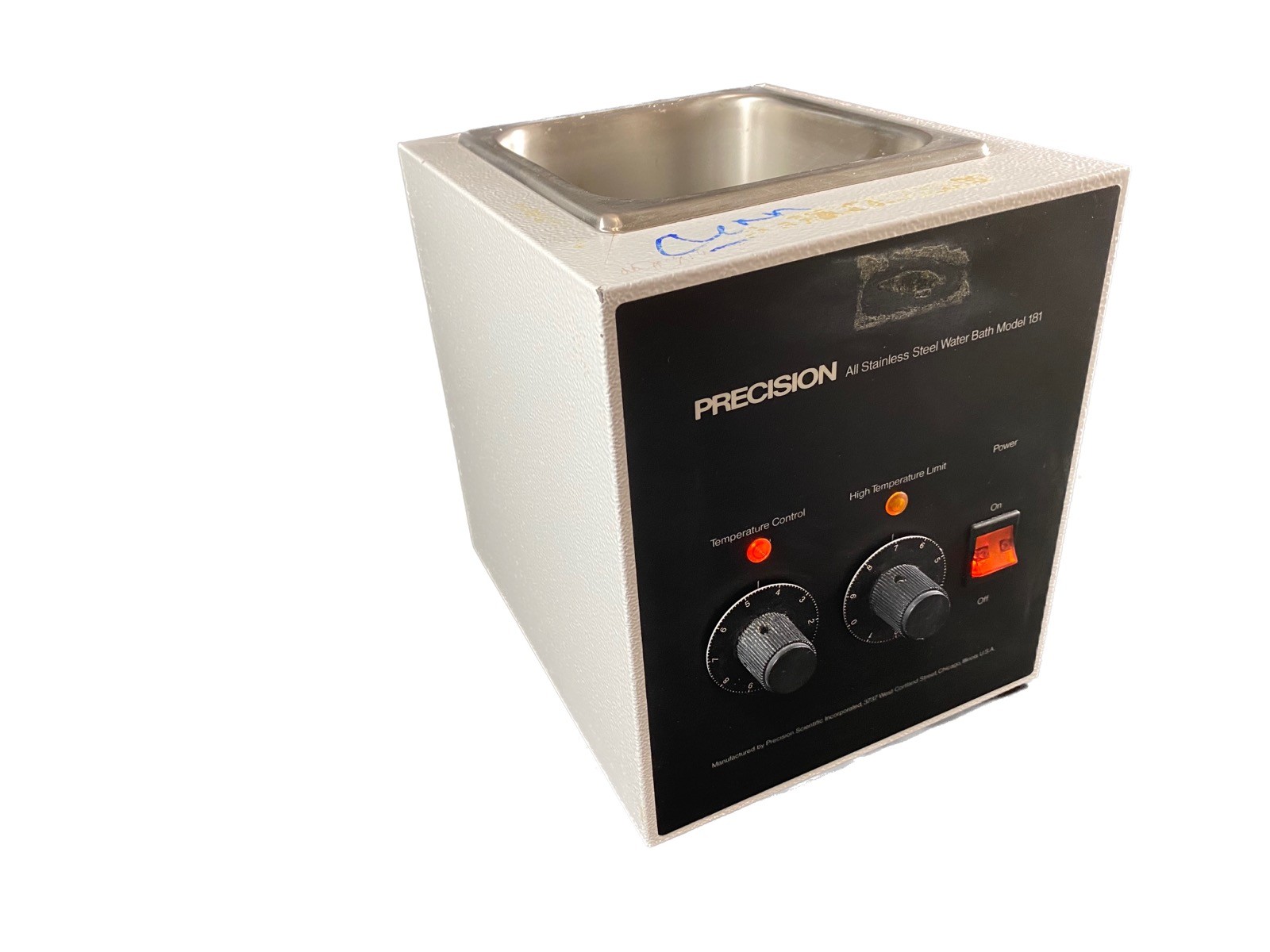 PRECISION SCIENTIFIC 2.5L Stainless Steel Water Bath Model 181 Cat 66557