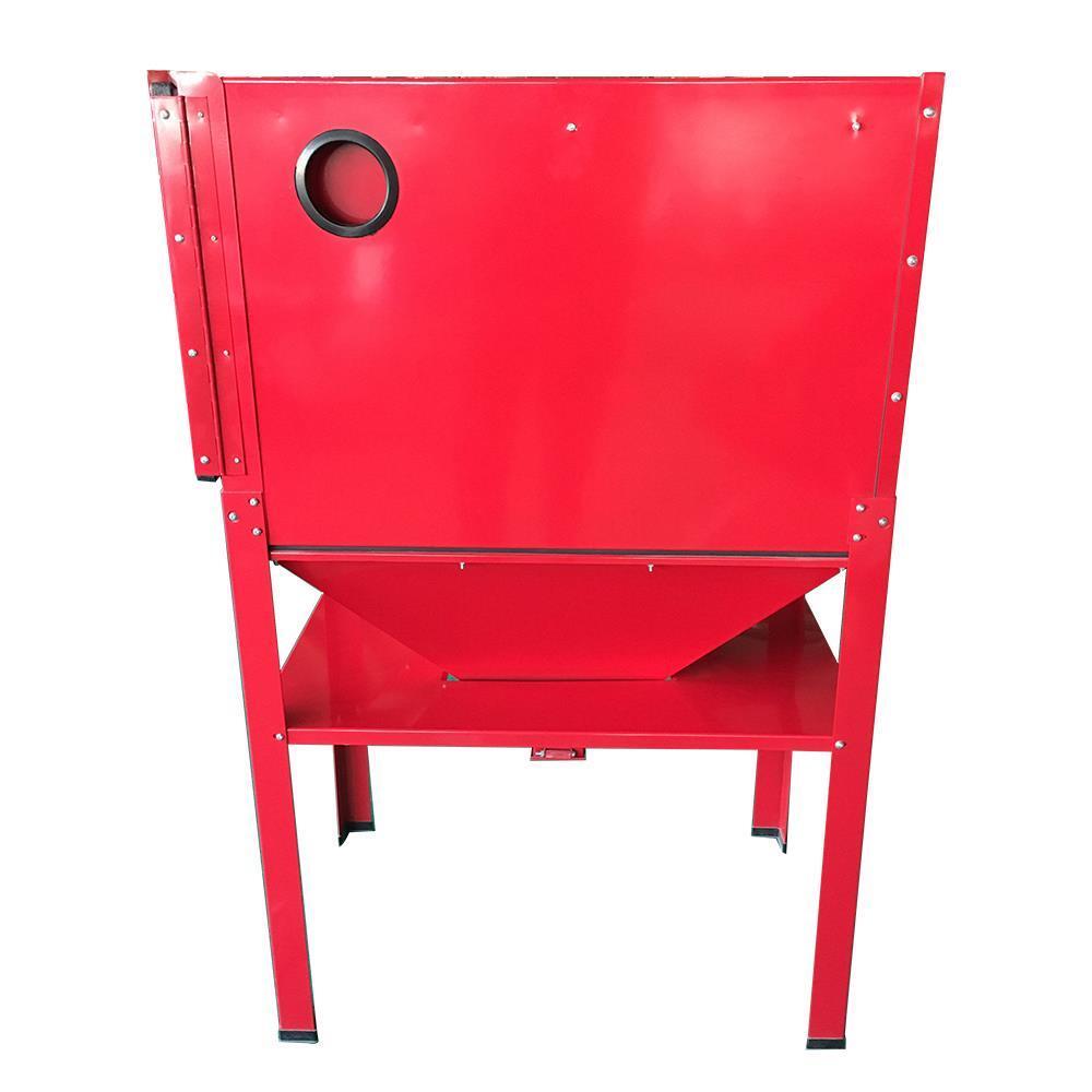 Abrasive Air Sand Blasting Blaster Blast Cabinet Glass Bead Media 60 Gallon