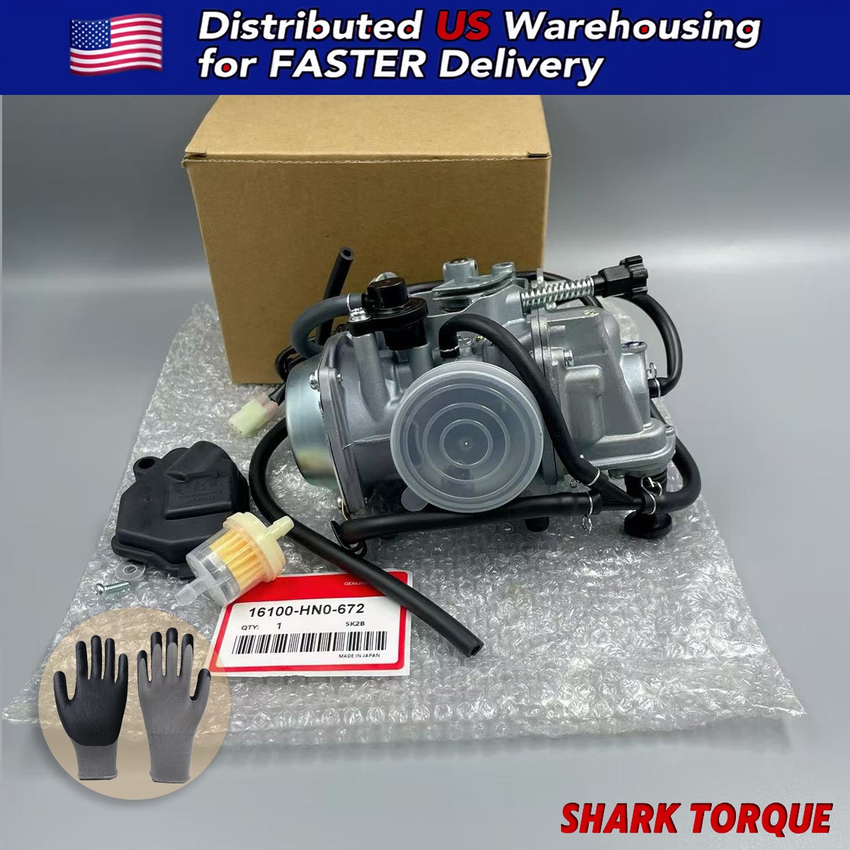 OEM For HONDA CARBURETOR 2002 2003 2004 TRX450FE/FM FOREMAN 16100-HN0-672 NEW US