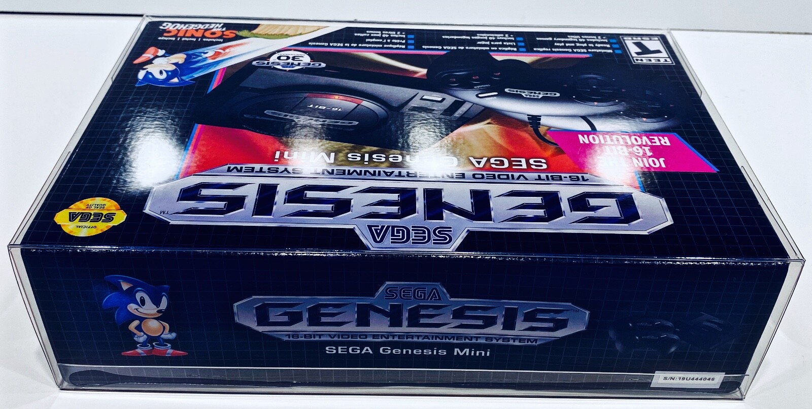 1 Box Protector for SEGA GENESIS MINI Console Clear Display Case Classic