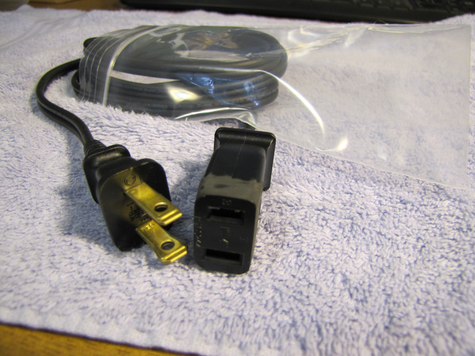 Generic Replacement Power Cord Reel to Reel 2 Prong "AC POWER IN" Socket TEAC A-