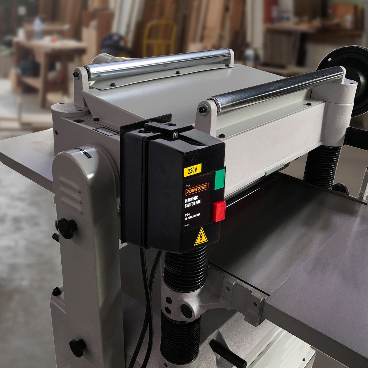 POWERTEC 71739 3-Phase Magnetic Switch Box, 220-240V, 3 HP, UL Approved