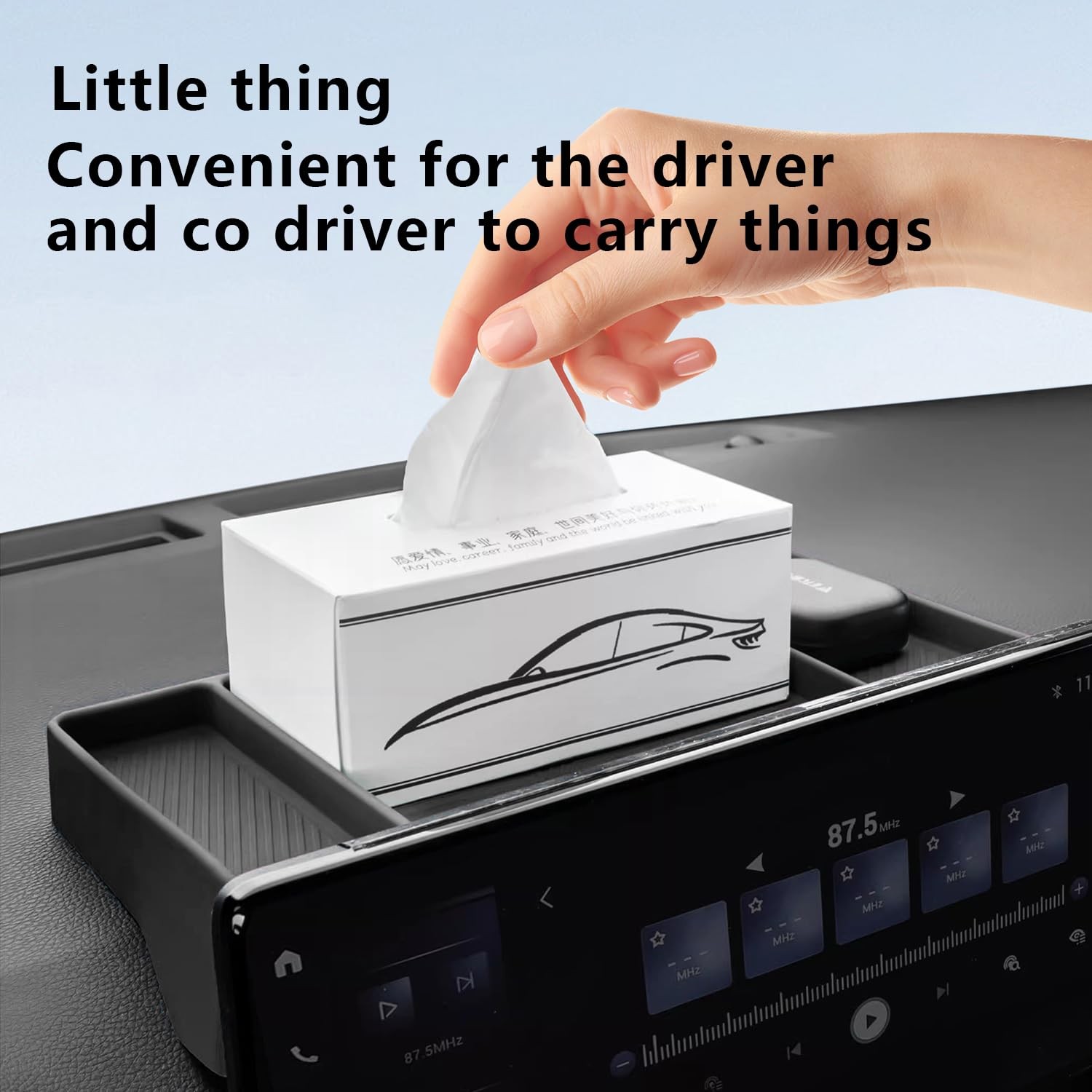 Dashboard Organizer for Toyota 2021-2026 RAV4 /RAV-4 / Wildlander, Silicone D...