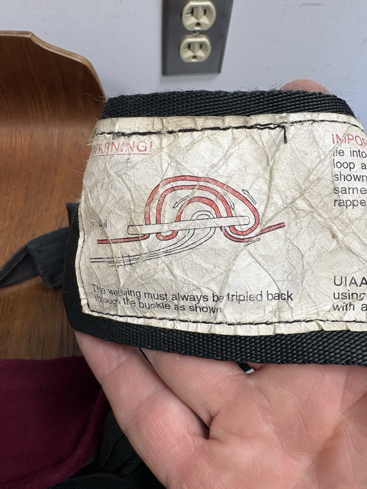 Vintage Wild Things Rock Climbing Adagio Harness Size Medium