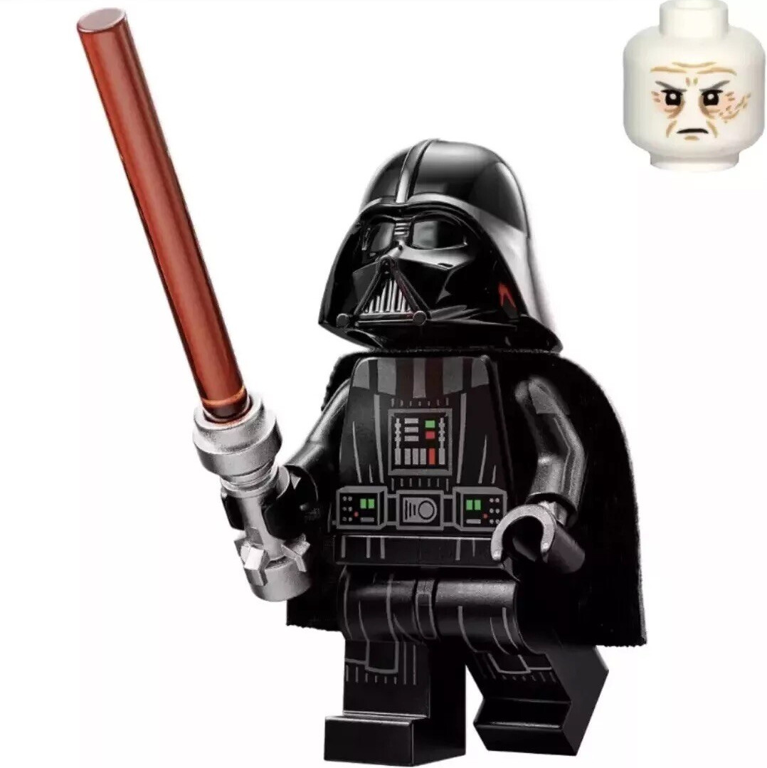 LEGO Star Wars Darth Vader Minifigure Printed Arms Frown sw1249 75352 75387 NEW