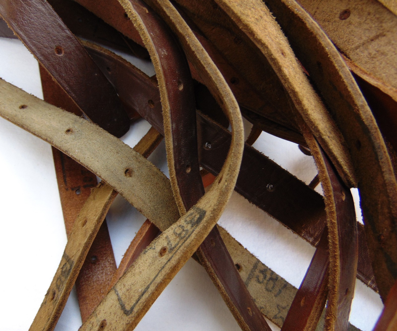 PPSh 41 Rifle Sling. Russian USSR Cold War Soviet Military 2-point green canvas.