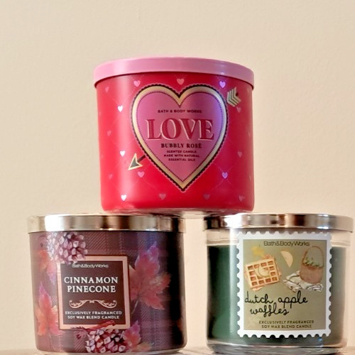 ✨BRAND NEW!!✨ Bath & Body Works 3-wick candles