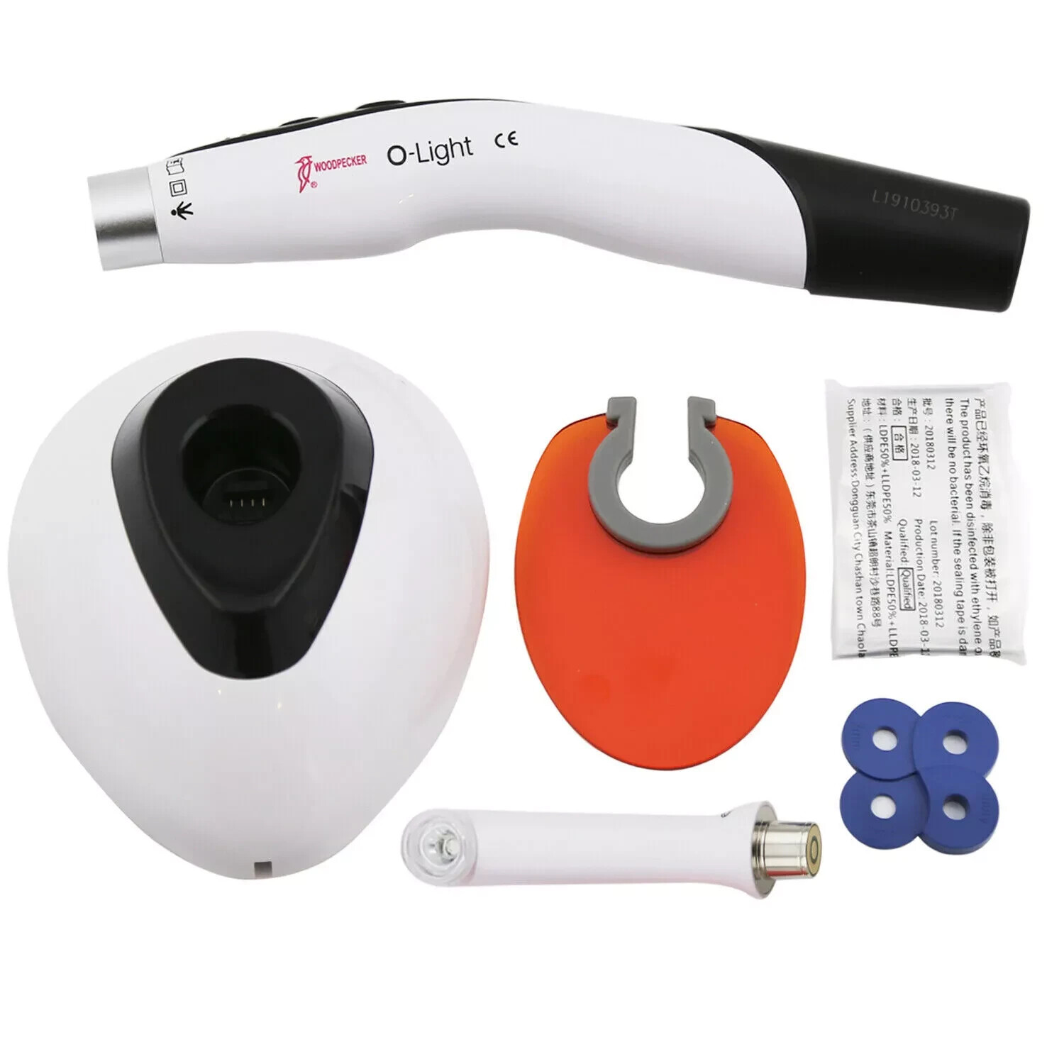 Woodpecker Dental Wireless Curing Light 1 Second Resin Cure LED Lamp FDA