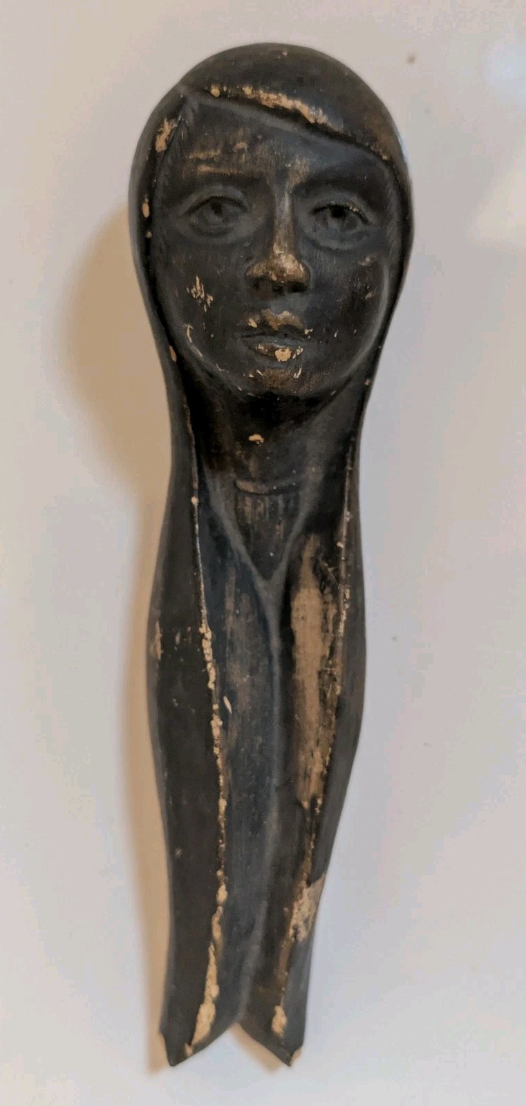 Native American Girl Ornament? - Art Nouveau Style Ceramic Wall Plaque Handmade?