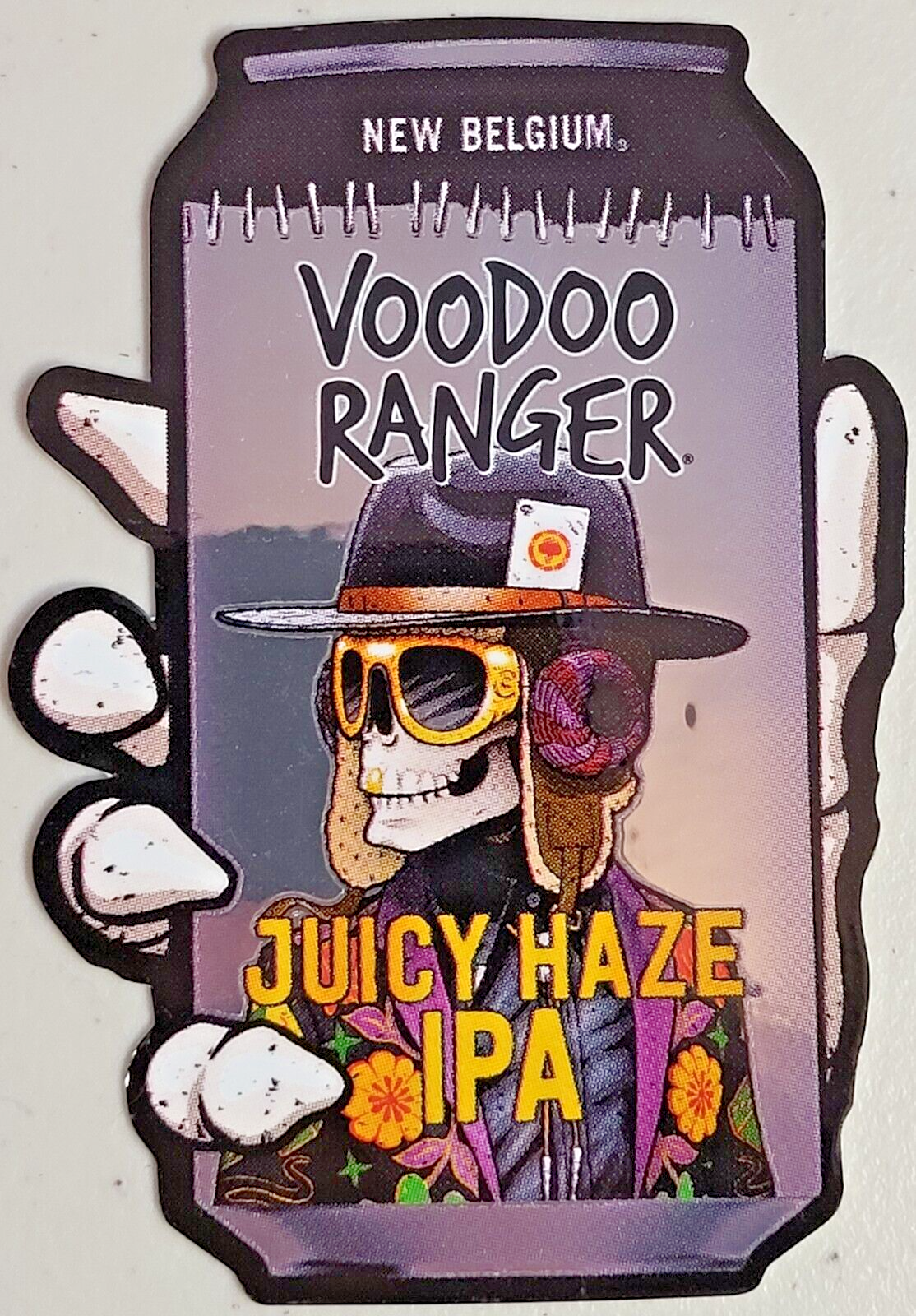 Voodoo Ranger Juicy Haze IPA New Belgium Brewing Craft Beer Sticker Brewery New!