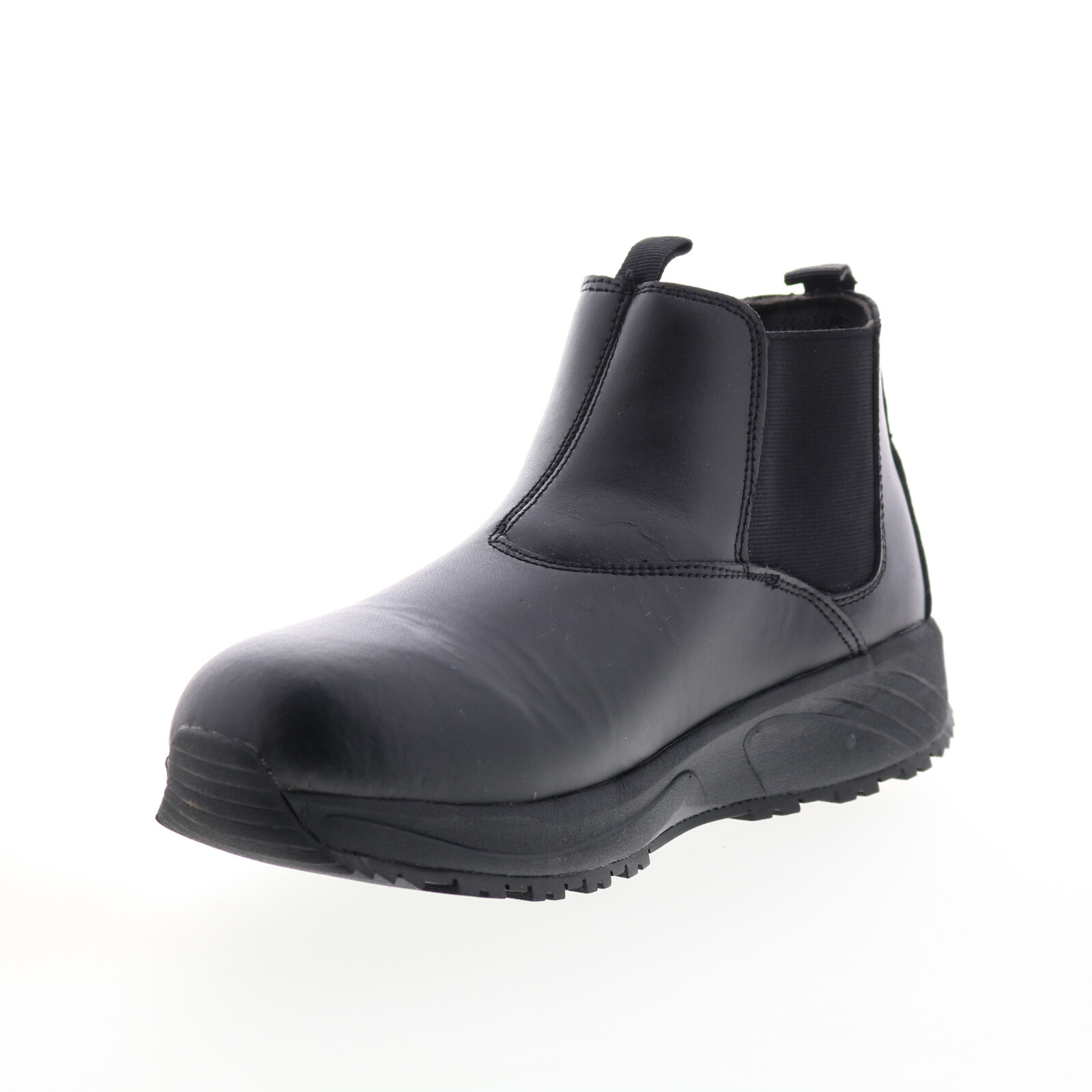 Nautilus Skidbuster Pull On SR Soft Toe Electric Hazard Mens Black Wide Boots