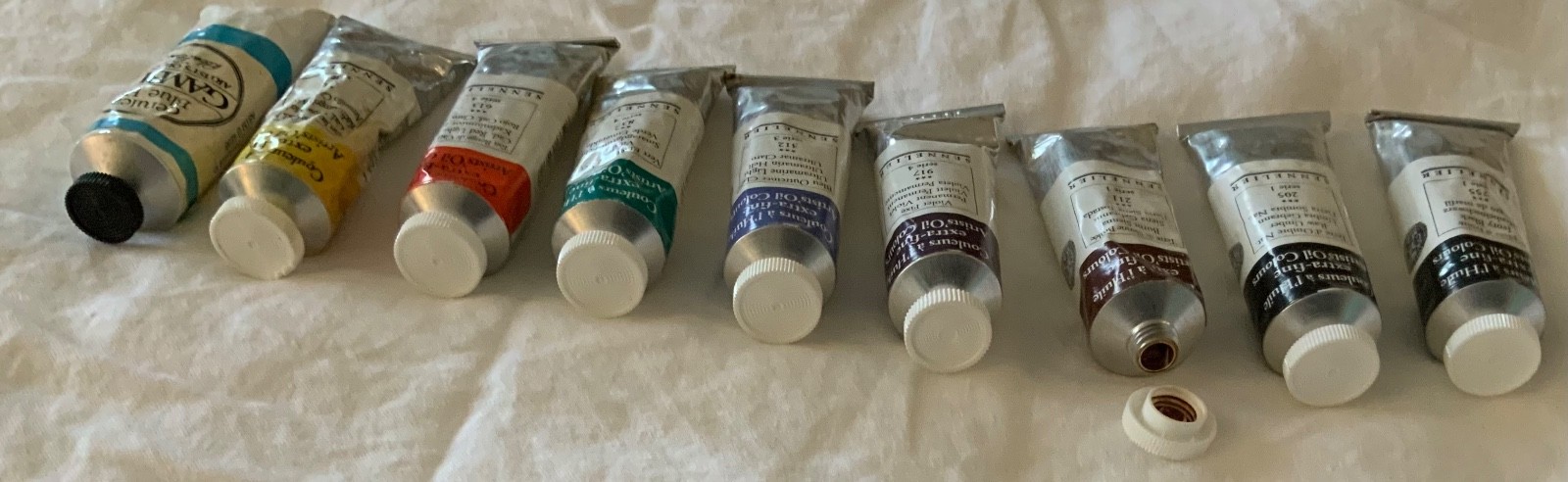 Sennelier Extra-Fine Professional Artist's Oil Colors 7 Unused (34ml) Tubes