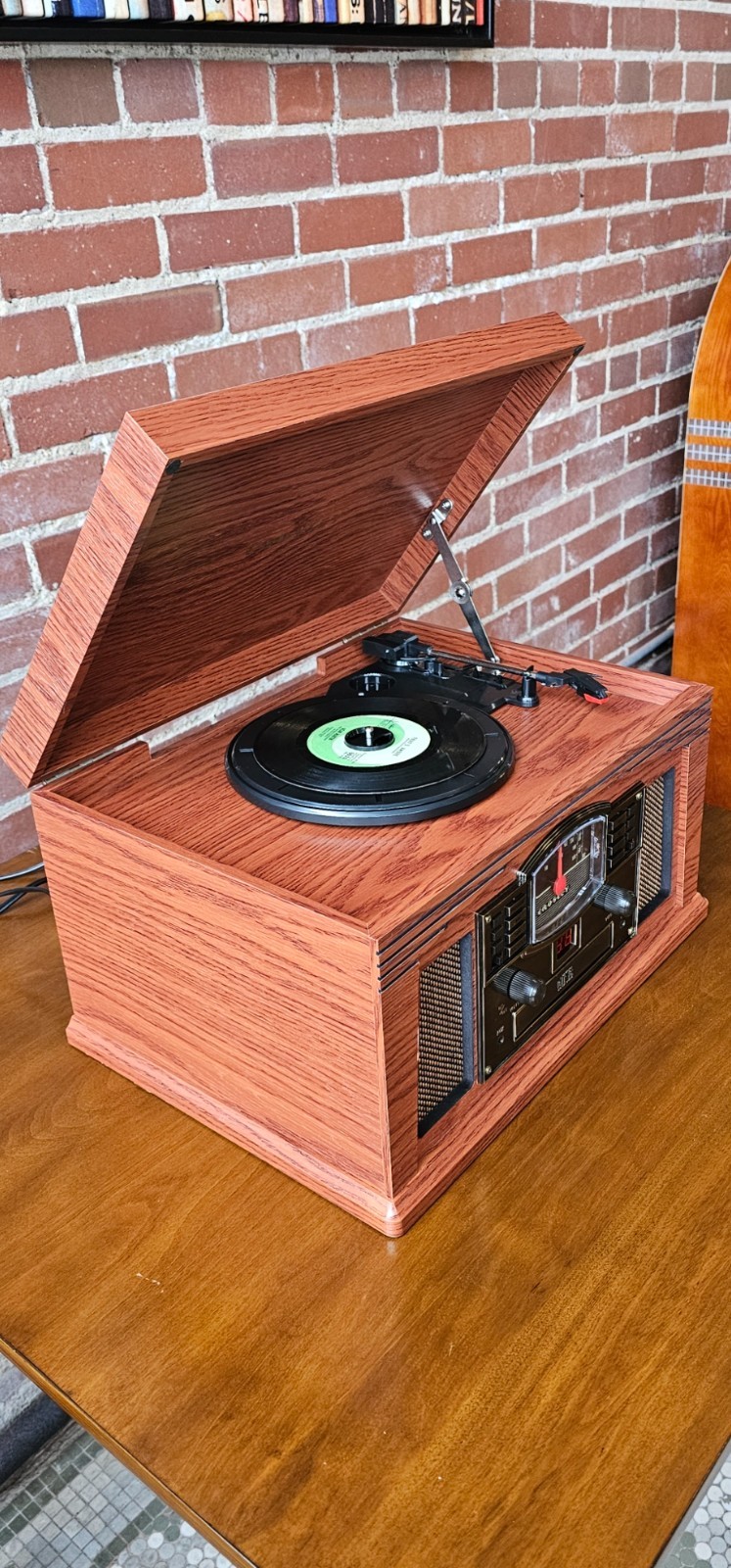 Crosley CR42D-PA Lancaster Turntable Bluetooth Record Player - Open Box Savings!