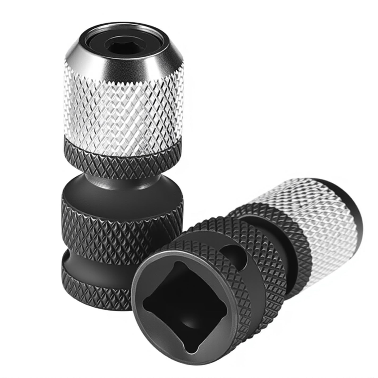 2 Adaptador De 1/2 a 1/4 Para Taladro Impacto Heavy Duty Llave Vaso Hexagonal