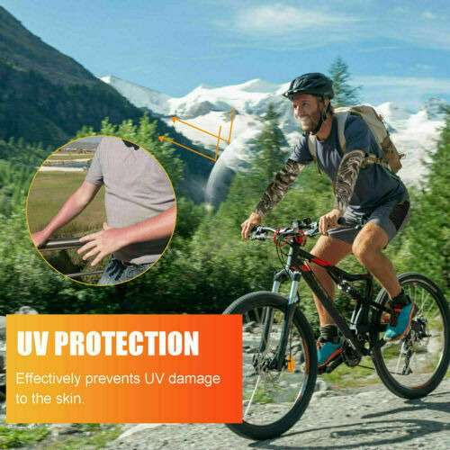 6 Pairs Cooling Arm Sleeves Outdoor Sport UV Sun Protection Arm Cover Tattoo Art
