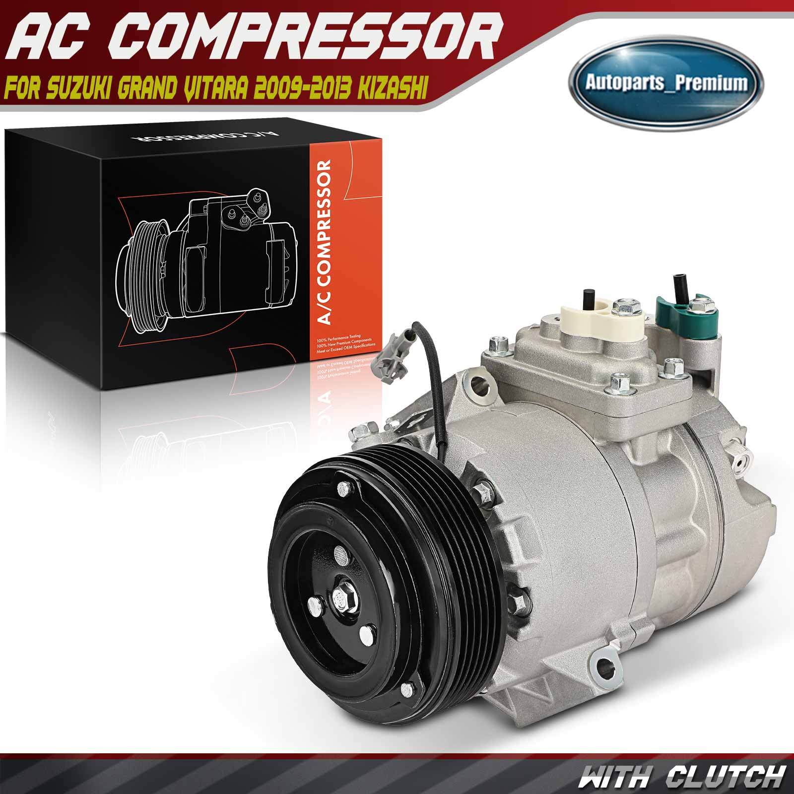 A/C Compressor with 6-Groove for Suzuki Grand Vitara 2009-2013 Kizashi 2010-2013