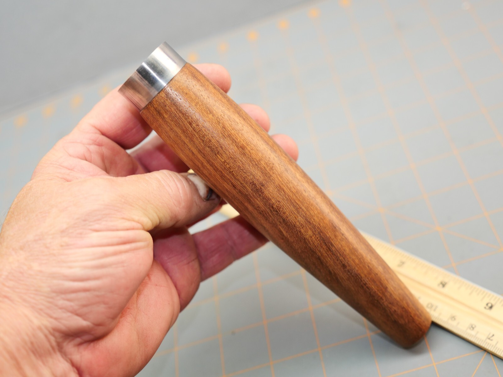 NEW LARGE ROSEWOOD TIMBER FRAMING CHISEL HANDLE OLD TOOLS RESTORATION