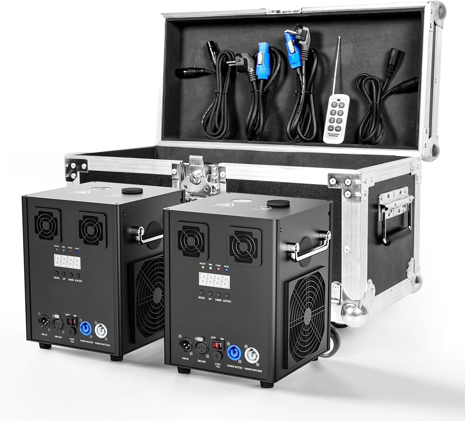 2x Cold Spark Machine 700W Stage Effect DMX Firework DJ Event Party Wedding&Case