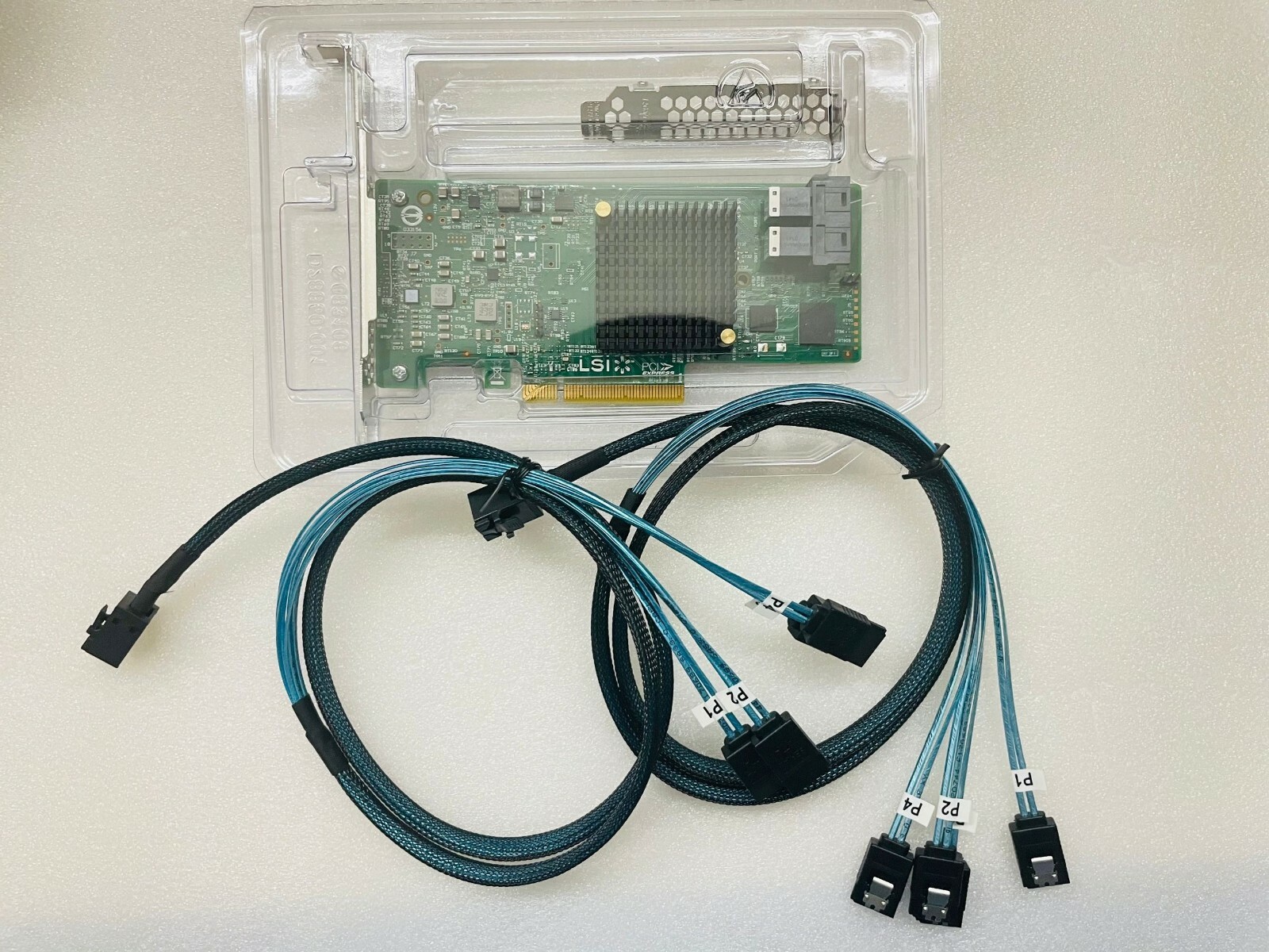LSI 9300-8i 12Gbps SAS HBA IT mode ZFS FreeNAS unRAID +2* SFF-8643 SATA Cable US