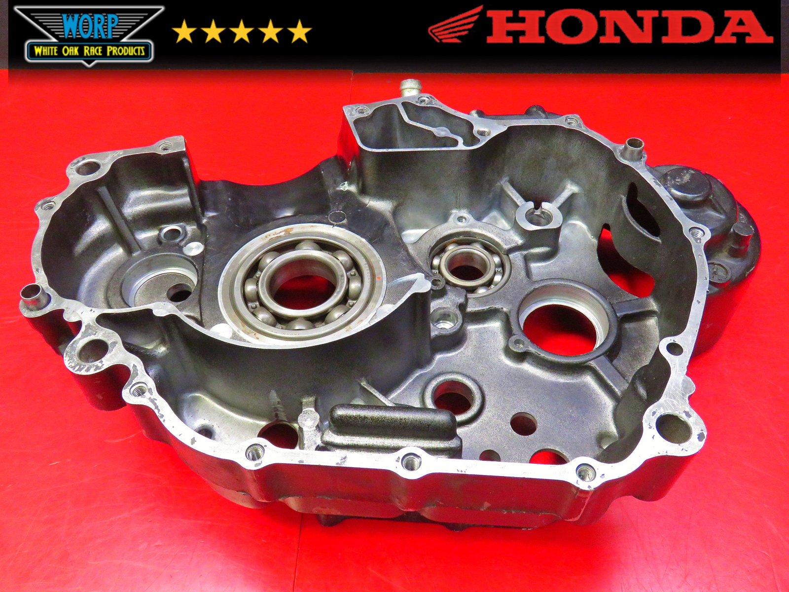 1985 HONDA ATC350X MATCHED CRANK CASE LEFT RIGHT CRANKCASE ENGINE BOTTOM END